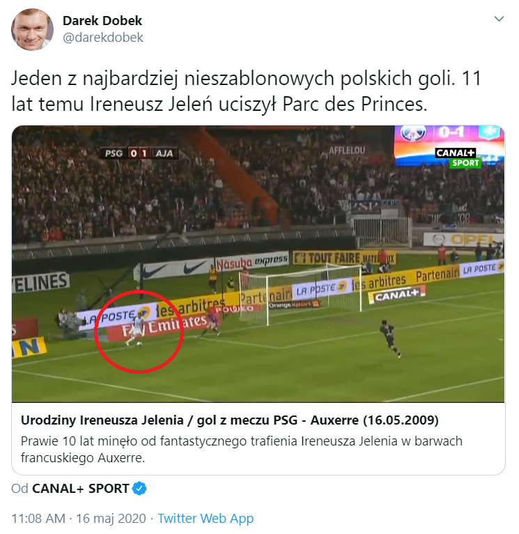 DOKŁADNIE 11 lat temu Ireneusz Jeleń strzelił TEGO GOLA PSG [VIDEO]